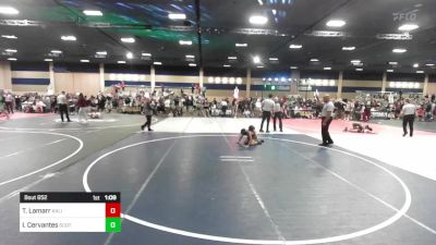 77 lbs Quarterfinal - Tavin Lamarr, Kalispell WC vs Isaiah Cervantes, Scotsmen WC