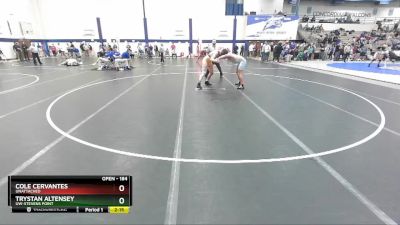 184 lbs Cons. Round 4 - Trystan Altensey, UW-Stevens Point vs Cole Cervantes, Unattached