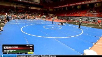 132 lbs D1 - Semi-finals (fri 7:30pm.) - Mason Hansen, Kaukauna vs JT Brandstatter, Muskego