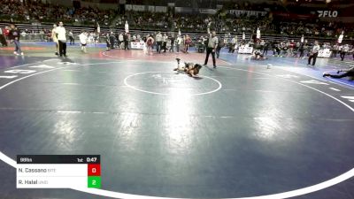 98 lbs Round Of 16 - Nico Cassano, Bitetto Trained Wrestling vs Ryan Halal, Union