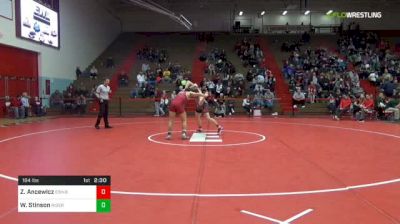 184 lbs Cons qtrs - Zach Ancewicz, Edinboro University vs Wayne Stinson, Rider University