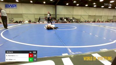 76 lbs Rr Rnd 5 - Brison Romero, Northern Colorado 14U vs Wyler Allen, LWA 12U