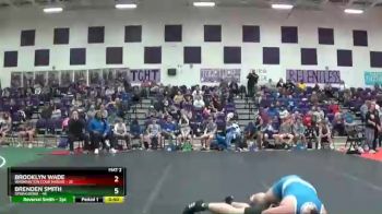 205 lbs Round 3 (6 Team) - Brenden Smith, Springboro vs Brooklyn Wade, Washington Courthouse