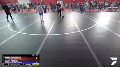 110 lbs Semifinal - Ryker Schingeck, X-Factor Elite Wrestling vs Aidan Peters, Askren Wrestling Academy