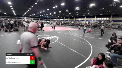 126 lbs Consi Of 32 #2 - Andrew Wallace, Cabrillo HS Club vs Justin Bernardo, SoCal Grappling Club