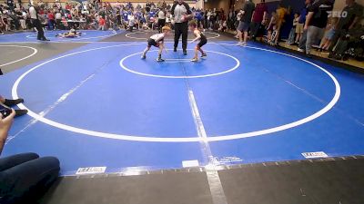 52 lbs Consi Of 4 - Luke Crain, Skiatook Youth Wrestling vs Tyce Bush, Skiatook Youth Wrestling