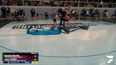 63 lbs Round 2 - Galileo Reuter, Interior Grappling Academy vs Cole Hansen, Soldotna Whalers Wrestling Club