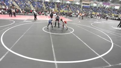 70 lbs Quarterfinal - Bradley Alarid, Steel City Reloaded vs Jasper Fredrickson, Severance Middle School