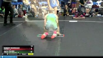 120 lbs Round 5 (8 Team) - Robert Rodriguez, Rednose vs Nate Foldes, Virginia Team Predator