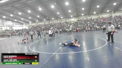 110 lbs 3rd Place Match - Nash Nielsen, North Sevier Wolf Pack vs Jack Burdick, Sons Of Atlas