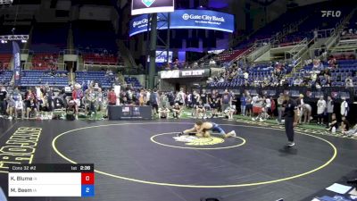 132 lbs Cons 32 #2 - Kade Blume, Iowa vs Matthew Beem, Iowa