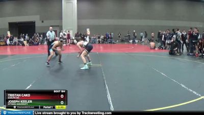 125 lbs Cons. Round 2 - Joseph Keeler, Ottawa University vs Tristan Cako, Guelph Wc