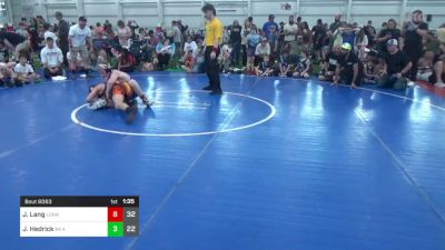 125 lbs Pools - Jayden Lang, Lunatics vs James Hedrick, 84 Athletes (VA)