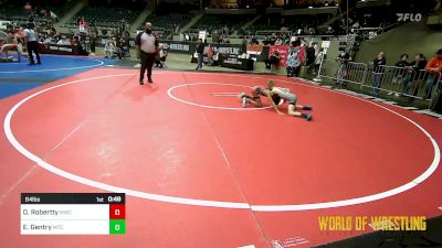 64 lbs Consi Of 16 #2 - Diego Robertty, Miami Wrestling Club vs Eli Gentry, MTC