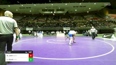 177 lbs Final - Branson John, Buchanan vs Joseph Buck, Clovis