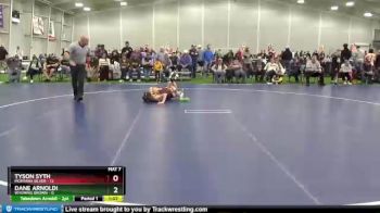 85 lbs Round 3 (6 Team) - Dane Arnoldi, Wyoming Brown vs Tyson Syth, Montana Silver