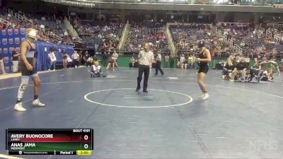 4A 138 lbs Quarterfinal - Avery Buonocore, Laney vs Anas Jama, Piedmont