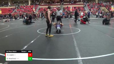 110 lbs 1st Place Match - Deven Lopez, Duran Elite vs Odin Anschutz, The Best Wrestler