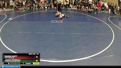 67 lbs Cons. Semi - Mason Huitt, Badlands Elite vs Jaiden Pearsall, LV Bear Wrestling Club