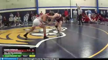 184 lbs Champ Round 1 (16 Team) - Edwin Morales, Bridgewater State University vs Dillan Palaszewski, Springfield