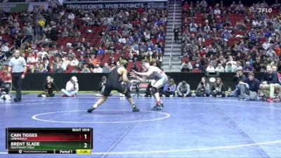 3A-190 lbs Semifinal - Brent Slade, Southeast Polk vs Cain Tigges, Urbandale