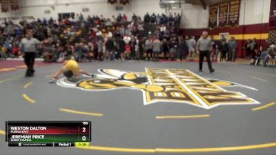 150 lbs Cons. Semi - Jeremiah Price, Surry Central vs Weston Dalton, Pueblo East