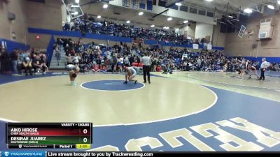 130lbs Champ. Round 2 - Desirae Juarez, Southridge (Girls) vs Aiko Hirose, Chief Sealth (Girls)