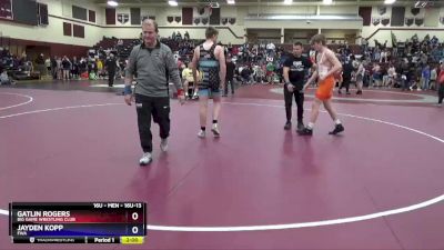 16U-13 lbs Round 2 - Gatlin Rogers, Big Game Wrestling Club vs Jayden Kopp, FWA