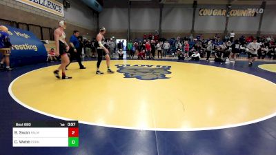 185 lbs Consi Of 16 #2 - Bronson Swan, Palm Desert vs Collin Webb, Corner Canyon (UT)