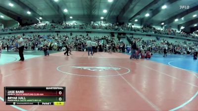 80 lbs Quarterfinal - Jase Bard, Seneca Youth Wrestling Club-AAA vs Bryar Hall, Marshfield Youth Wrestling-AA 