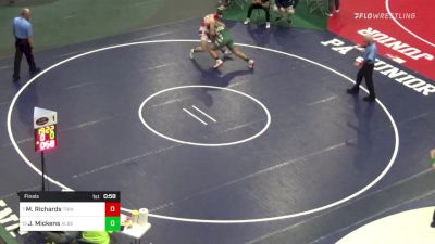 212 lbs Final - Matthew Richards, Trinity vs Jackson Mickens, Albert Gallatin