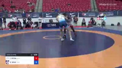 79 kg Consi Of 8 #2 - Isaiah White, Sunkist Kids Wrestling Club vs Evan Wick, SoCal RTC / TMWC