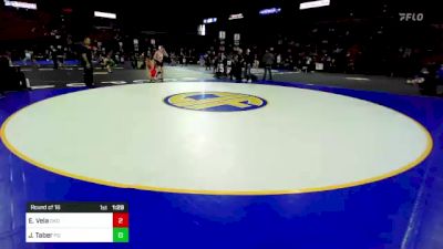 120 lbs Round Of 16 - Eziequel Vela, Oakdale (SJ) vs Jaxson Taber, Palm Desert (SS)