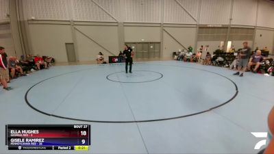 132 lbs Placement Matches (16 Team) - Milly Hughes, Georgia Red vs Morgan Edwards, Pennsylvania Red