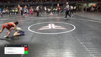 57 lbs Quarterfinal - Vaira Connor, Scranton vs Tinley Brannon, Danville