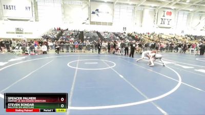 131 lbs Cons. Round 3 - Spencer Palmeri, Fairport Jr. Red Raiders Wrestling vs Steven Bondar, Ballston Spa Wrestling