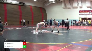 285 lbs Final - Mike Misita, Ohio State - Unatt vs Nathan Taylor, Lehigh - Unatt