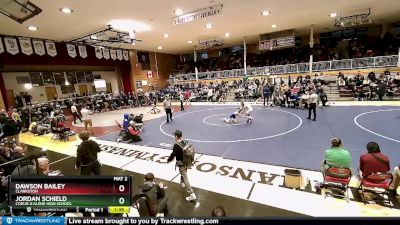 132 lbs Cons. Round 6 - Dawson Bailey, Clarkston vs Jordan Schield, Coeur D`Alene High School