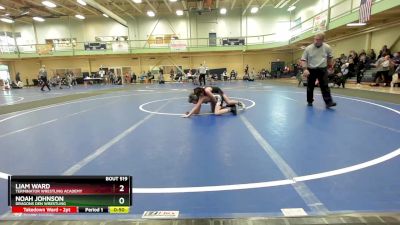 80 lbs Cons. Semi - Noah Johnson, Dragons Den Wrestling vs Liam Ward, Terminator Wrestling Academy