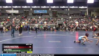 70 lbs Quarterfinal - Alex Hall, Greater Heights Wrestling-AAA vs Thayer Hagstrom, Mcdominate Training Center