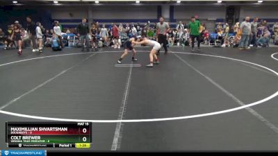 76 lbs Round 1 (8 Team) - Maximillian Shvartsman, Doughboys vs Colt Brewer, Virginia Team Predator