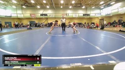 132 lbs Cons. Round 2 - Alex Zulpo, Team Zulpo - PERRYVILLE vs Dece Thomas, Terminator Wrestling Academy