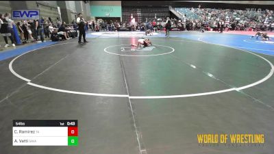 54 lbs Final - Camila Ramirez, Team Aggression vs Abhisri Vatti, Savage House Wrestling Club