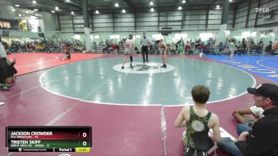 125 lbs Round 2 (6 Team) - Jackson Crowder, FCA WRESTLING vs Tristen Skiff, GREAT NECK WC - GREEN