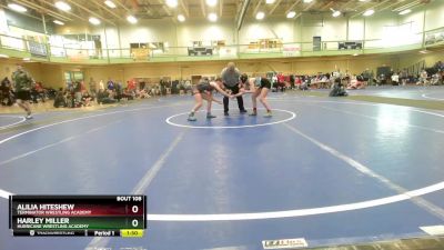 97-108 lbs Round 1 - Alilia Hiteshew, Terminator Wrestling Academy vs Harley Miller, Hurricane Wrestling Academy