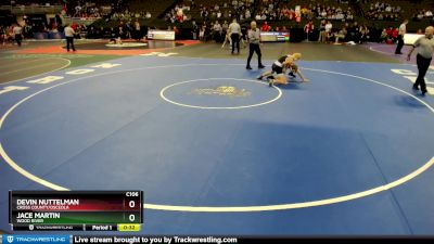 Cons. Semi - Jace Martin, Wood River vs Devin Nuttelman, Cross County/Osceola