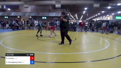 79 kg Cons 16 #1 - Brody Conley, Ohio vs Dany Asongkeng Tanefeu, MATPAC Wrestling Club