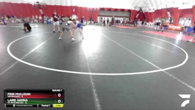 120 lbs Round 1 (16 Team) - Laird Hanna, CR Washington vs Finn Mulligan, Watertown