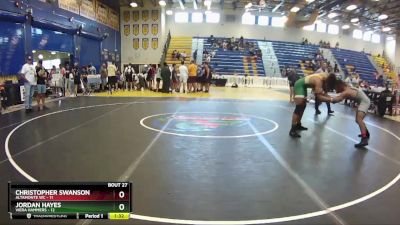 182 lbs Round 7 (8 Team) - Jordan Hayes, Viera Hammers vs Christopher Swanson, Altamonte WC