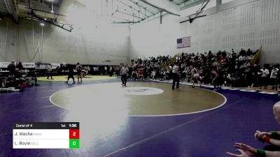 150 lbs Consi Of 4 - Jake Wacha, Pascack Hills vs Liam Boyle, River Dell